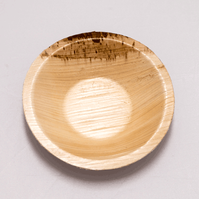 Areca Palm Leaf Bowl - 5" Round