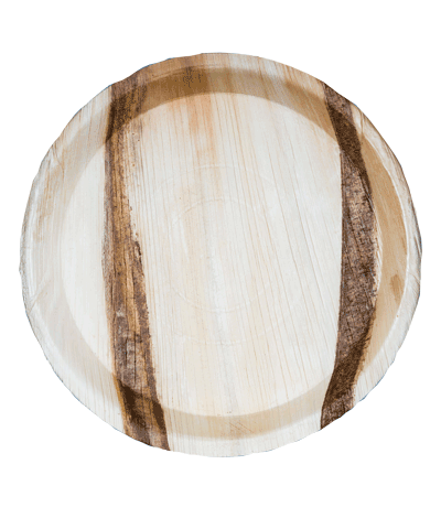 Areca Palm Leaf Plate - 12" Round (25)